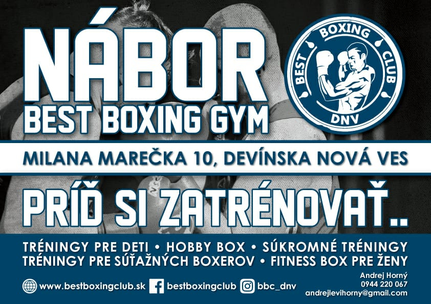 BOX v BRATISLAVE - Nábor 2021 pre všetkých